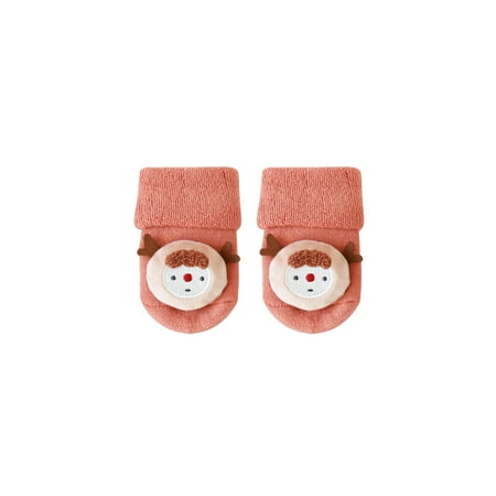 

Binpure Christmas Knitting Socks Fall Winter Dance Sleep Home Kid Unisex Wear