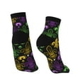 thumbnail image 4 of Bingfone Mardi Gras1 Design Patterned Men'S Women'S Casual Cotton Socks, 4 of 9