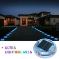 thumbnail image 6 of Quntis Solar Deck Lights 12 Pack , 11 Lighting Modes Solar Dock  Lights, IP68 Waterproof Solar Step Lights for Garden Pathway Driveway Step Dock Ground, 6 of 12