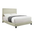 thumbnail image 2 of Picket House Furnishings Emery Upholstered Queen Platform Bed, Natural, 2 of 8