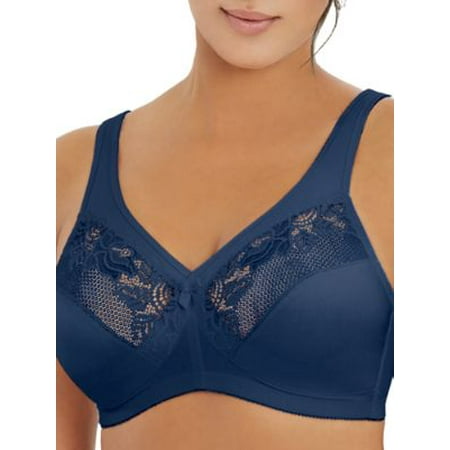 Glamorise Womens Magic Lift Wire-Free Minimizer Bra Style-1003 D-G