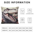thumbnail image 5 of COMIO Tyrannosaurus Rex Roar Bedding Set Quilt Cover 3D Printedcartoon Style Comforter Covers Duvet Cover Microfiber for Childrens And Adults with Pillowcases with Zipper Closure Full, 5 of 5