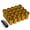 Gold, variant on J2 Engineering LN-T7-008-15-GD J2 Engineering 7075 -T6 Forged Aluminum M12X1.5 20Pcs 44mm Height Open -End Lug Nut Set w / Socket Adapter (Gold)