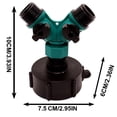 thumbnail image 4 of Outdor Heavy Duty Tote Transfer Connector Double Ended Hose Fitting Adapter For Garden Watering And Industrial Use, 4 of 6