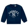 thumbnail image 2 of Newborn WEAR by Erin Andrews  Navy New York Yankees Fleece Crewneck and Pants Set, 2 of 5