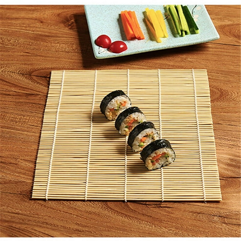 GREEN DIY Silicone Sushi Roller Mats Reusable Sushi Rice Roll Mold Mat Ny