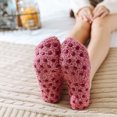 thumbnail image 6 of SKOLA Cozy Winter Fuzzy Women Socks Grip Slippers Fluffy House Non Skid Microfiber Socks, 6 of 11