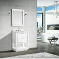 thumbnail image 3 of Avanity Allie-V24-S Allie 24" Single Free Standing Wood Vanity Cabinet Only - White, 3 of 5