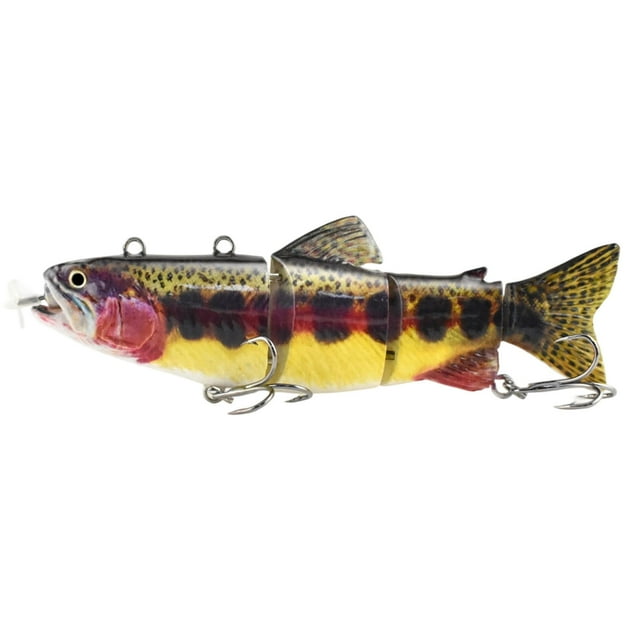 Pêche Électronique Autopropulsée 130 mm Swimbait Intelligent avec Moteur Rechargeable et DEL (3 Styles) Action de Nage Réaliste pour Poisson-Chat Baitcaster Combo compatible avec Mach 2 Baitcaster Combo
