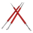 thumbnail image 4 of MIANGASTORE 3pcs Leather Craft Modelling Splicing Embossing Press Stylus Line Pen Pottery Polymer Clay Tool, 4 of 8