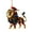 A, variant on Christmas Ornament Flat 2D Acrylic Lion Wearing Santa Hat Charm Christmas Hanging Ornament with Rope