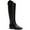 Black, variant on INC Womens Black Pull Tabs Goring Snap Details Asymmetrical Cushioned Aleah Round Toe Stacked Heel Zip-Up Leather Riding Boot 9 M