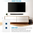 thumbnail image 2 of 2-Pack 2 Port Ethernet Wall Plate, RJ45 Cat6 Female to Female Jack Inline Coupler Face Plates, 2-Port, 2 of 7