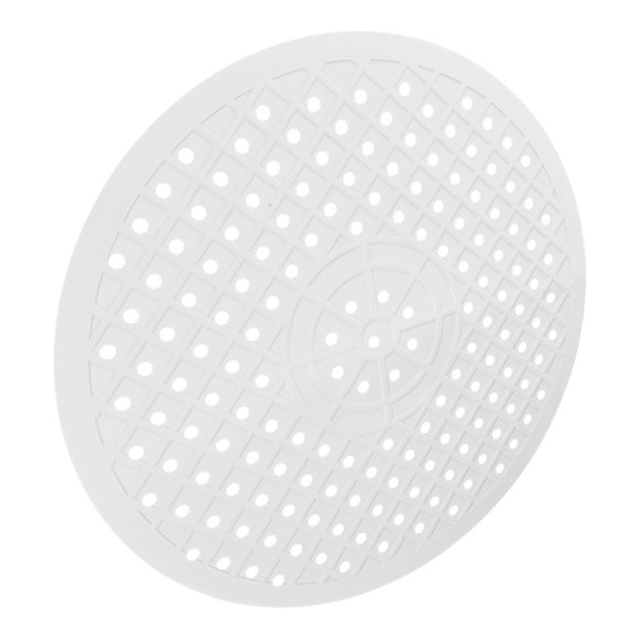 LITINKIMI White Rubber Kitchen Sink Mat Round Sink Protector for Home Easy Storage and Cleaning 27.5 inch