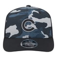 thumbnail image 2 of Men's New Era Black Chicago Cubs Tonal Camo 9SEVENTY Stretch-Snap Hat, 2 of 5