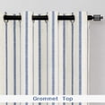 thumbnail image 3 of Cortinas DriftAway, mezcla de lino, opacas, 137 x 137 cm, color azul marino, 3 of 9