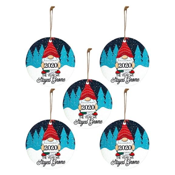 Pompotops Clearance Sales 2020 The Year We Stayed Home Gnome Christmas Ornament