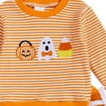 thumbnail image 4 of Akiihool Cute Baby Boy Clothes Outfit Boy One Year Old Clothes Cute Baby Sweatshirt Long Sleeve 1st Cake Smash Shirt and Pants Set Yellow,18-24 Months, 4 of 4