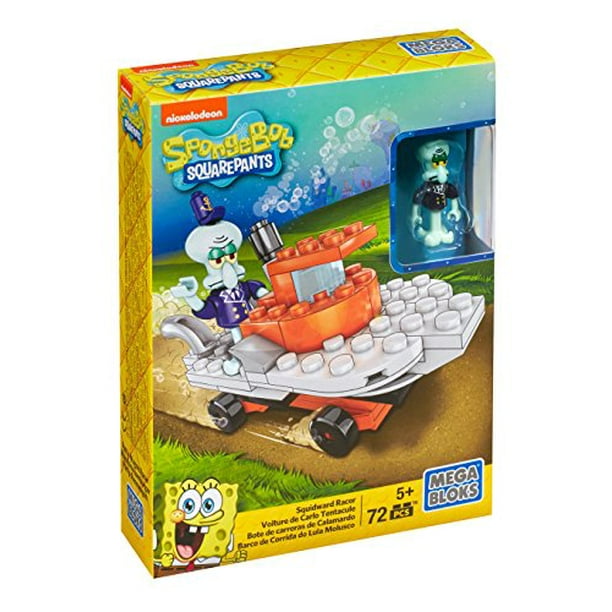 Mega Bloks SpongeBob SquarePants Squidward Racer Playset