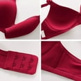 thumbnail image 6 of ATENAR Wireless Bras for Women,Womens Bras,Stretch Fabric,Breathable,Solid,Nylon,Spandex,Red,2XL(US:12), 6 of 6