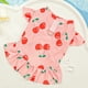 thumbnail image 4 of Ice Silk Pet Floral Dress Cats And Dog Jumpsuit Summer Floral Fresh Cats Clothes, 4 of 6