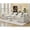 Beige, variant on Armrestless Corduroy Furniture - Neck & Waist Support, Ideal for Small Rooms