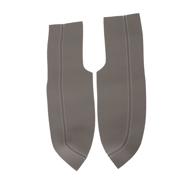 YAHHU Funda de Reposabrazos de Cuero de Microfibra para Puerta Delantera de Civic 2005-2011 (Gris / 23.00 cm / 9.0 inches) - 1 Pack