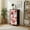 Color-2, variant on 4 Drawer Vertical Storage Dresser Floral brush strokes for prints crafts with Wood Top Fabric Pull Drawers