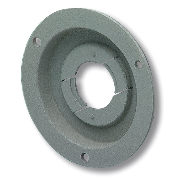 Grote 43160 Gray Theft-Resistant Mounting Flange & Pigtail Retention Cap (For 2 1/2 Round Lights)"