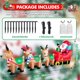 thumbnail image 4 of EAONE Inflables navideños de 12 pies, decoraciones para exteriores, decoraciones gigantes para el patio, Papá Noel inflable en trineo y 3 renos, con luces LED incorporadas para decoración interior y e, 4 of 4