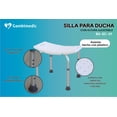 thumbnail image 5 of GAMBIMEDIC Silla de Ducha Baño Bano Banco de Ducha Baño Banco Regadera Silla Regadera Ergonomica Ortopedica Altura Ajustable, 5 of 5