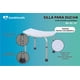 thumbnail image 5 of GAMBIMEDIC Silla de Ducha Baño Bano Banco de Ducha Baño Banco Regadera Silla Regadera Ergonomica Ortopedica Altura Ajustable, 5 of 5
