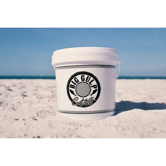 BIG GULP 12-FT 1/4" Cast Net (v2) Bait Fishing