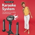 Singing Machine Portable WiFi Karaoke Machine for Adults, Black