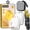 White, variant on 120w Dual USB & Dual Type-C Fast Charger, All-New Upgraded Thermal Optimized Charger 120 Watt, with 59in Flat Braided Mechanical Style Multi-Function Cable