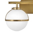 thumbnail image 2 of 5662HB-LL Hinkley Lighting Hollis - 10W 2 LED Bath Vanity in Transitional and Mid-Century Modern and Scandinavian Style - 15 Inches Wide by 9.25, 2 of 6