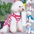 thumbnail image 2 of Frogued Dog Shirt Sleeveless Skin-friendly Cotton Pet Clothes Dog T-shirt for Puppy (Sky Blue,XS), 2 of 13