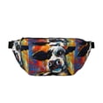 thumbnail image 3 of Sigee Cow for Multi-functional Belt Bag for Men and Women With Adjustable Strap For Travel Running Hiking, 3 of 8