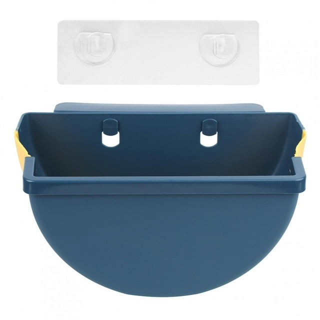 Blantye Poubelle Pliable - Excellente boîte à ordures ménagère Suspendue pour la Cuisine, Poubelle Pliante, Fournitures pour la Maison(Marine)