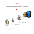 thumbnail image 3 of P80 Accesorios de Antorcha de Corte por Plasma Boquilla de Corte Protectora de Cobre Contacto de Soldadura Cubierta del Cortador Negro, 3 of 5
