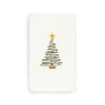 thumbnail image 2 of Authentic Hotel and Spa  Turkish Cotton Christmas Tree White Hand Towel, 2 of 2