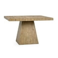 thumbnail image 2 of Pemberly Row Set of 5 48" Pine Wood Square Dining Table & Upholstered Chairs, 2 of 14