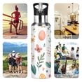 thumbnail image 7 of Yayeee 33oz Insulated Water Bottle Double Wall Stainless Steel with Flip Straw Lid, Red Easter Eggs, 7 of 7