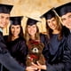 thumbnail image 4 of Oso de peluche graduación rojo, juguete de 7.1 pulgadas de alto, 4 of 6