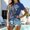Blue, variant on MAIHAN Women Tshirts Cotton Casual Summer Funny Printed Graphic Loose Tees Womens Summer Tops Floral Shirts for Women