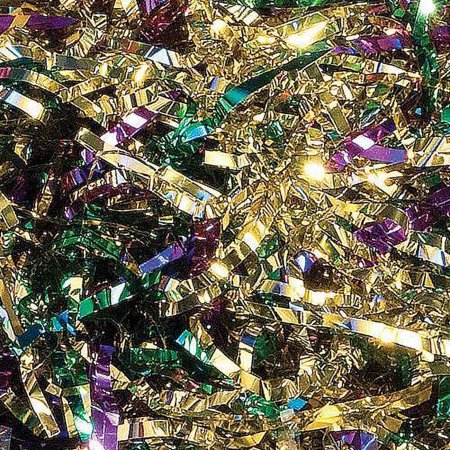 METALLIC MARDI GRAS SHRED