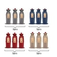 thumbnail image 1 of Fiudx Juego de Bolsas de Lino para Botellas de Vino, Decoración Navideña, Envase Reutilizable para Vino Tinto, Ideal para Fiestas o Comedores, Decoración Festiva, Incluye 1 Bolsa, Nuevo Diseño., 1 of 1