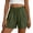 Green, variant on High Waisted Summer Shorts for Women Casual Drawstring Waist Stretchy Polyester Straight Leg Shorts with Pockets, Navy, xl