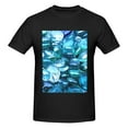 thumbnail image 4 of Bingfone Blue Kyanite Men'S Loose Fit Short-Sleeve Pocket T-Shirt, 4 of 7