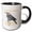 Black/White, variant on 3drose, Alabama Territory Bird the Common Flicker, 15oz Mug